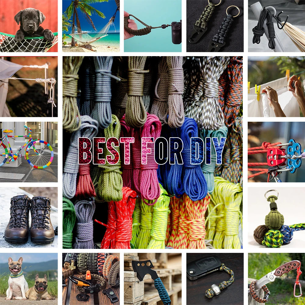 Hign-concerned Paracord 7 Core Outdoor Survival Rope