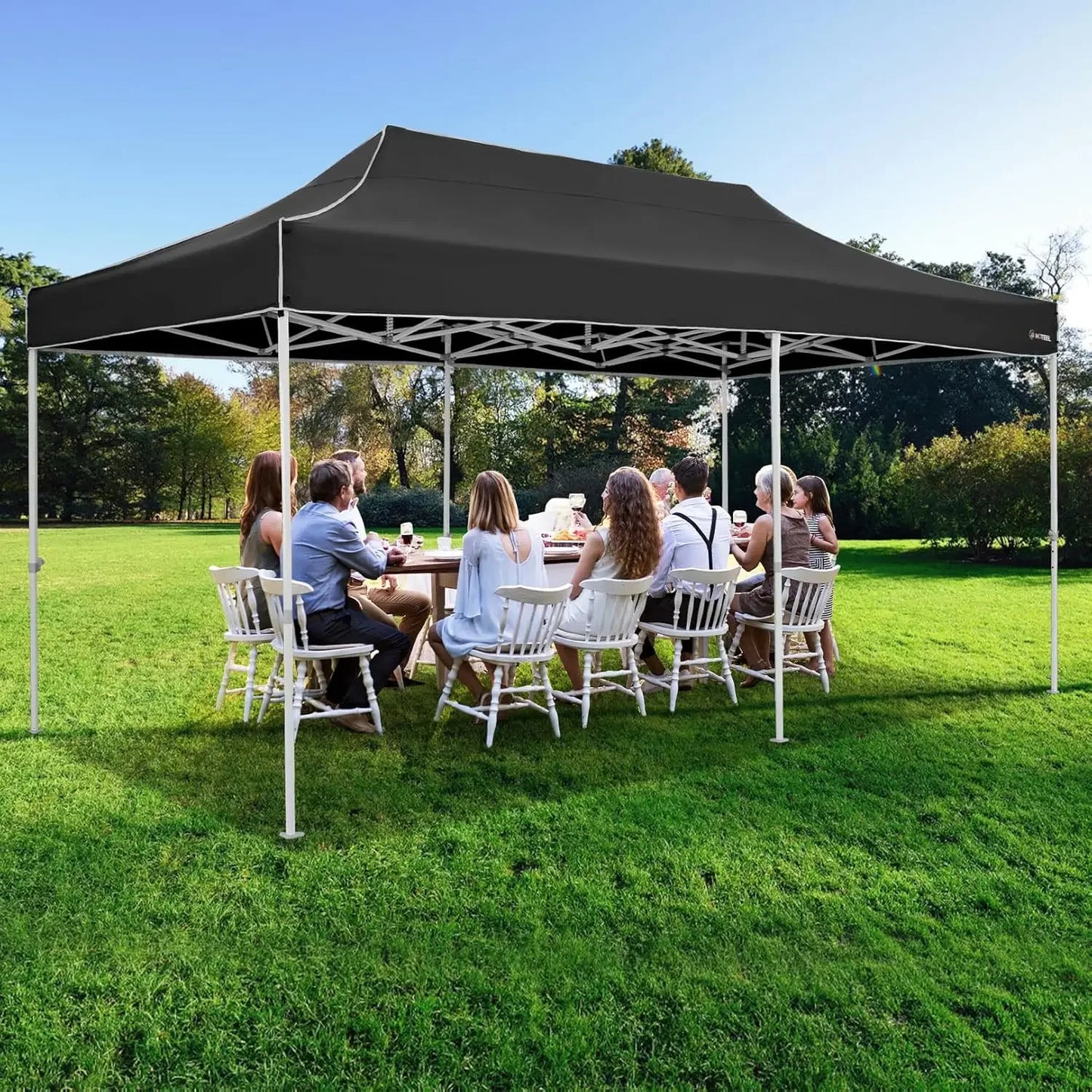 10x20 Heavy Duty Pop up Canopy Tent with Sidewalls for Outdoor Parties Events Wedding Commercial Use with Roller