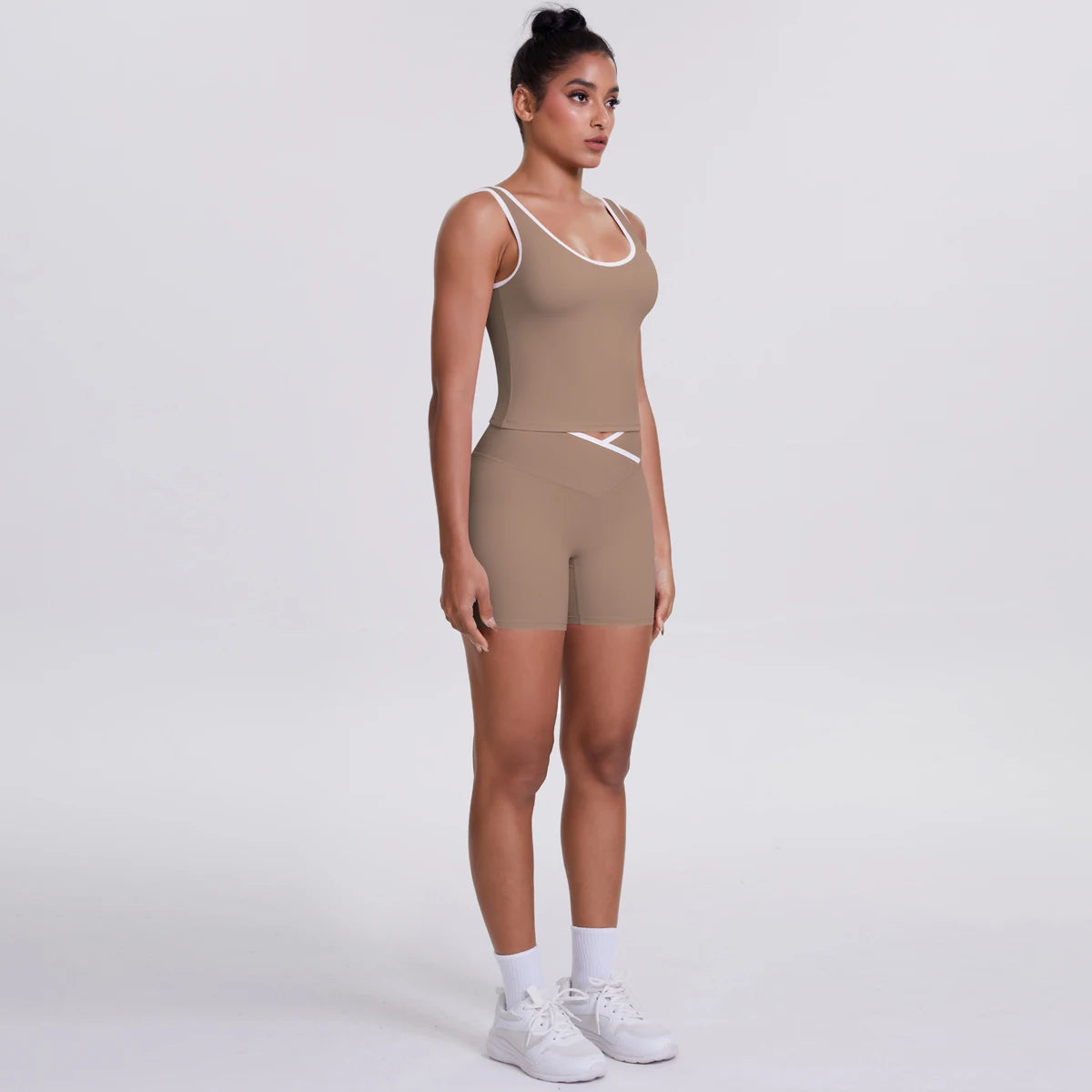 Heart And Home Yoga Sets Women Backless Quick Dry Shorts