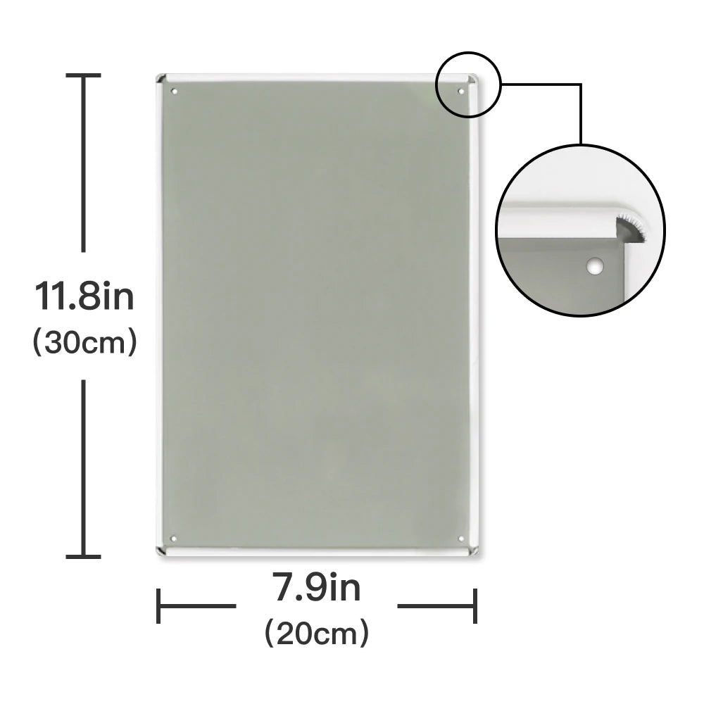 Putuo Decor Chicken Metal Tin Sign Wall Art Plaque Retro