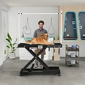 MKDK Electric Pet Grooming Table for Dogs Anti Slip Surface
