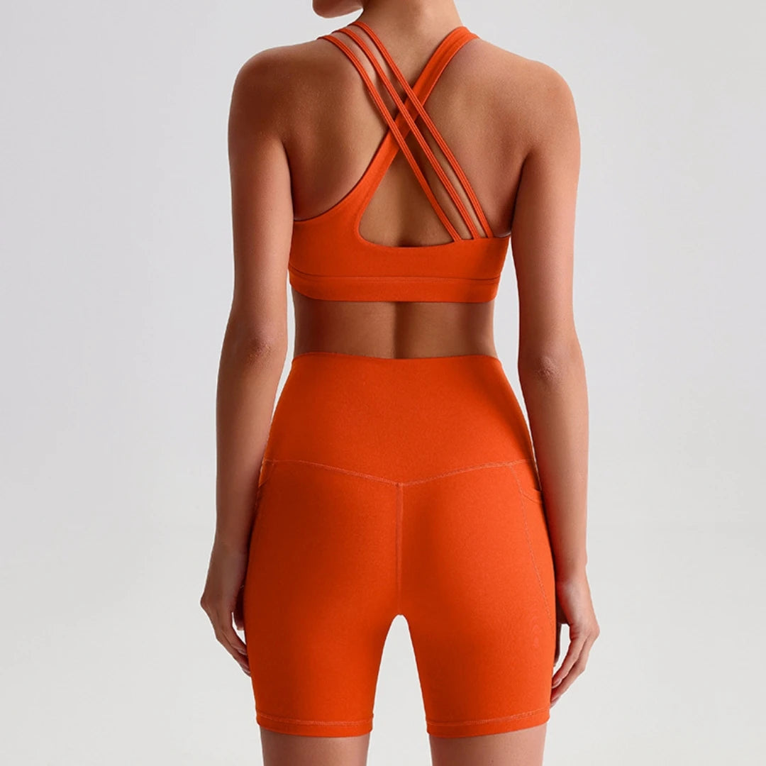 Zhejiang Solid Yoga Set Women Gym Tracksuit Comfort