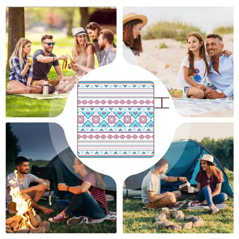 Hign Concerned Chemical Boho Beach Blanket Waterproof