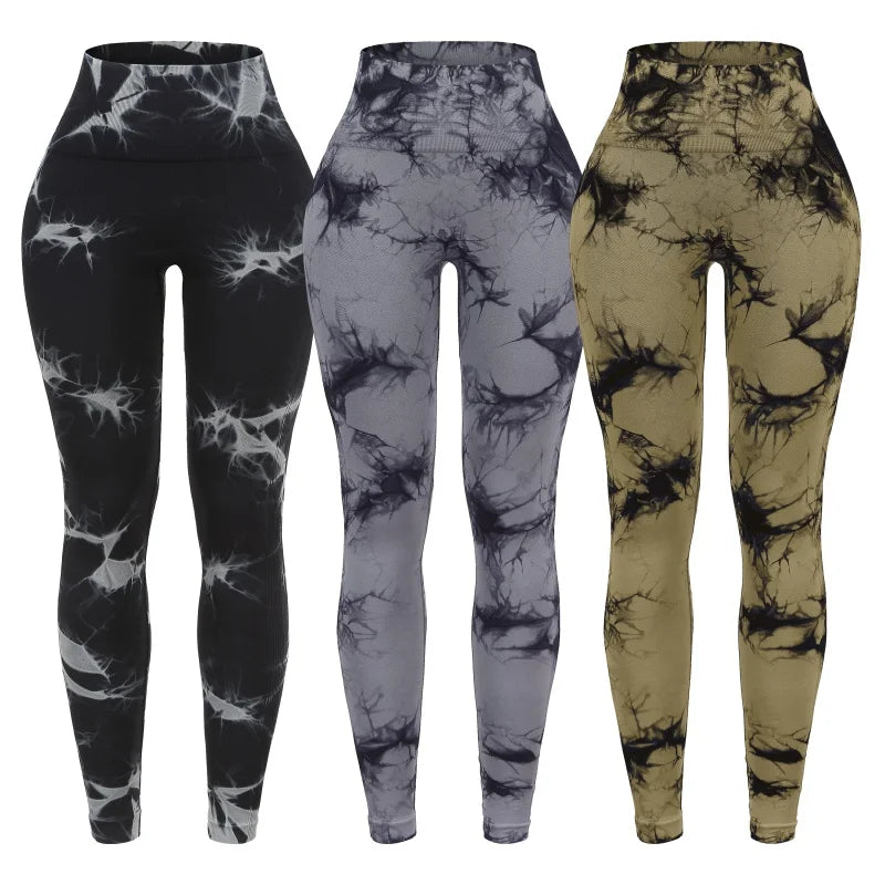 Heart and Home Shop 3 Piece Workout Leggings Set High Waist