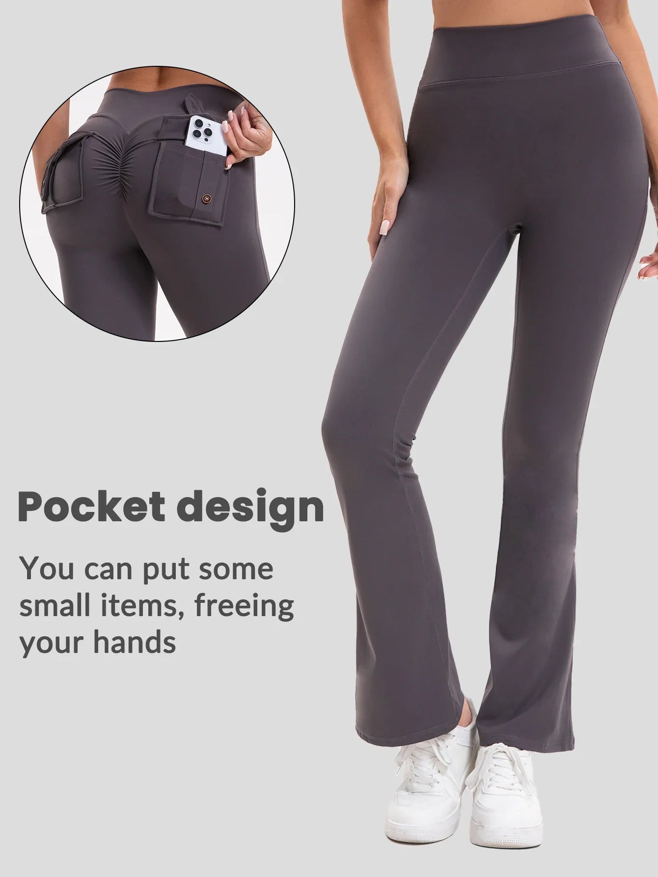Heart And Home Shop Curve Yoga Pants Flared Bootcut