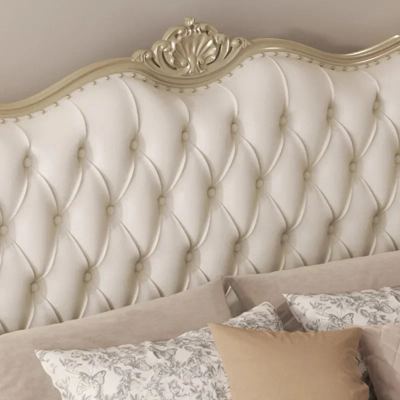 Aesthetic Modern Bed Quilts Vintage Bedroom Luxury Headboard King Size Double Beds Garden Furniture Sets