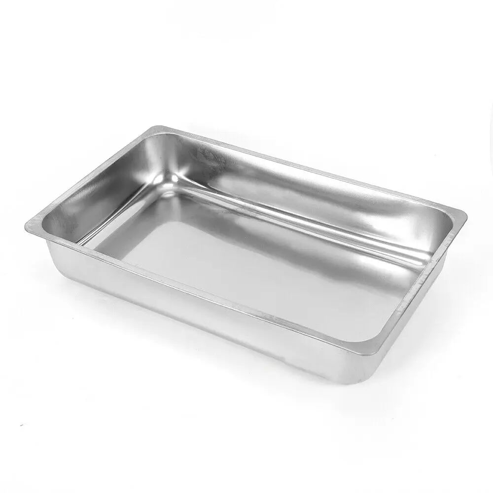7.5L Stainless Steel Professional Chafing Dish Food Warmer Warming Container Set for Party Buffet Cater Food Warmer