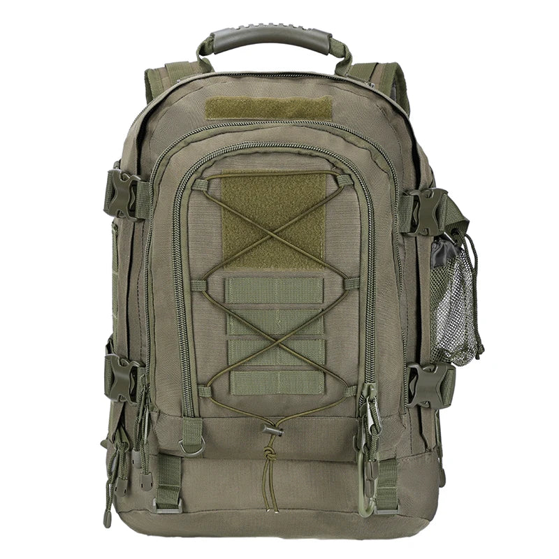 65L Outdoor Tactical Backpack for Men Large Capacity Military Hiking Bag Travel Camping Rucksack