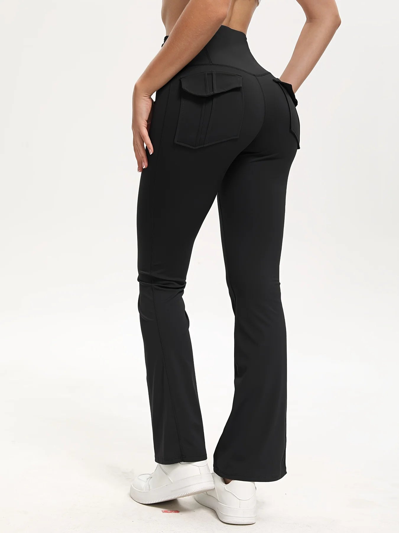 Heart and Home Shop 3 Pack Bootcut Yoga Pants With Pockets