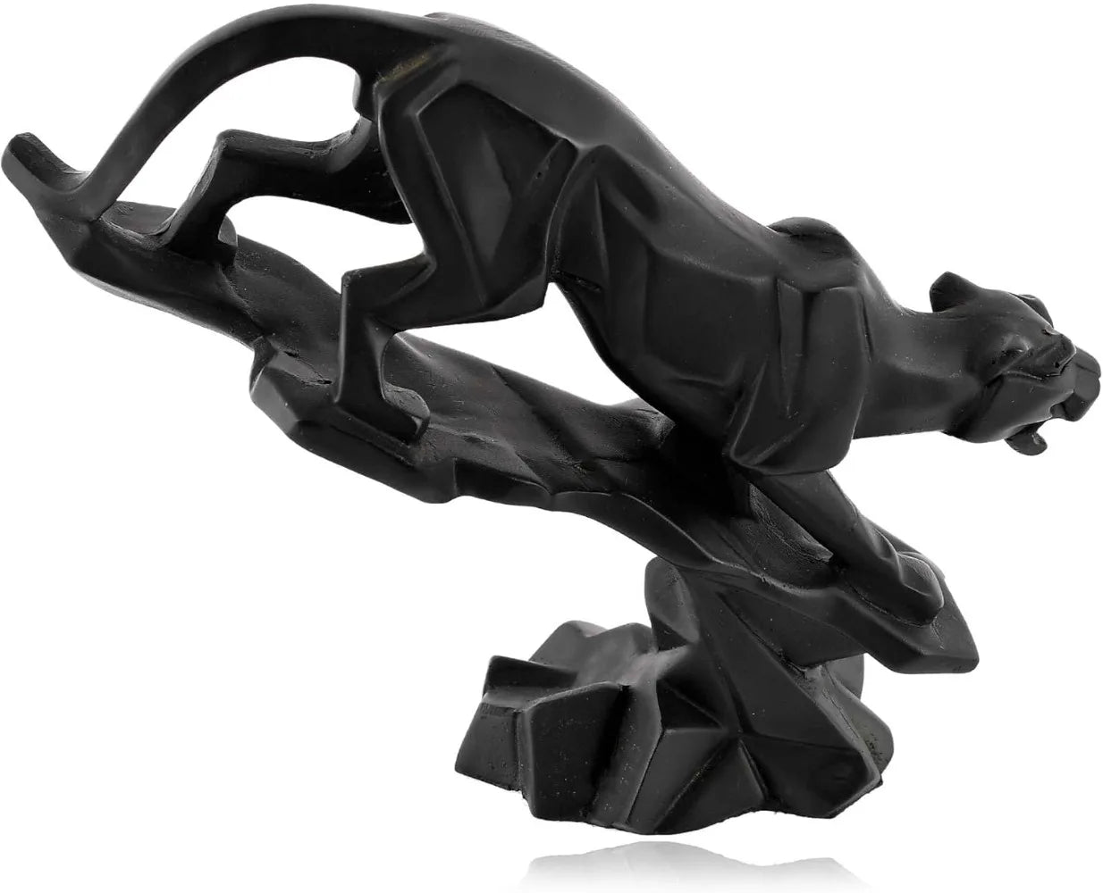 Mordern Art -Panther/Jaguar Geometrical Statue - Feng Shui Figurine - Home Interior Decor Showpiece Decorative Handicraft Item