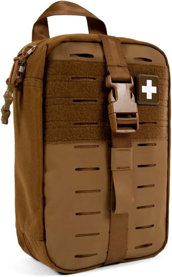 MyFAK Standard Ifak First Aid Kit - 132 Life Saving Trauma and Medical Items Eligible Survival Kit for Camping or Your Car - RED