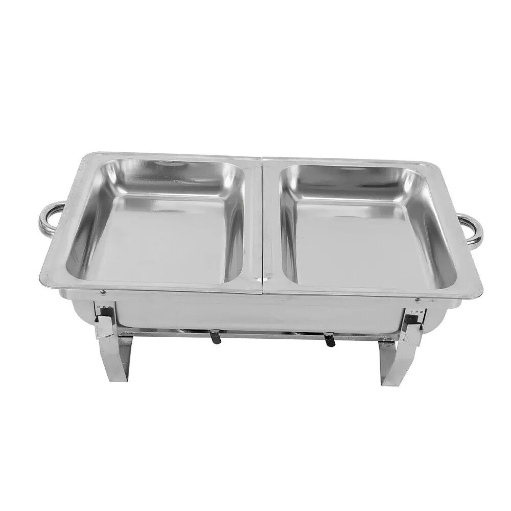 7.5L Stainless Steel Professional Chafing Dish Food Warmer Warming Container Set for Party Buffet Cater Food Warmer