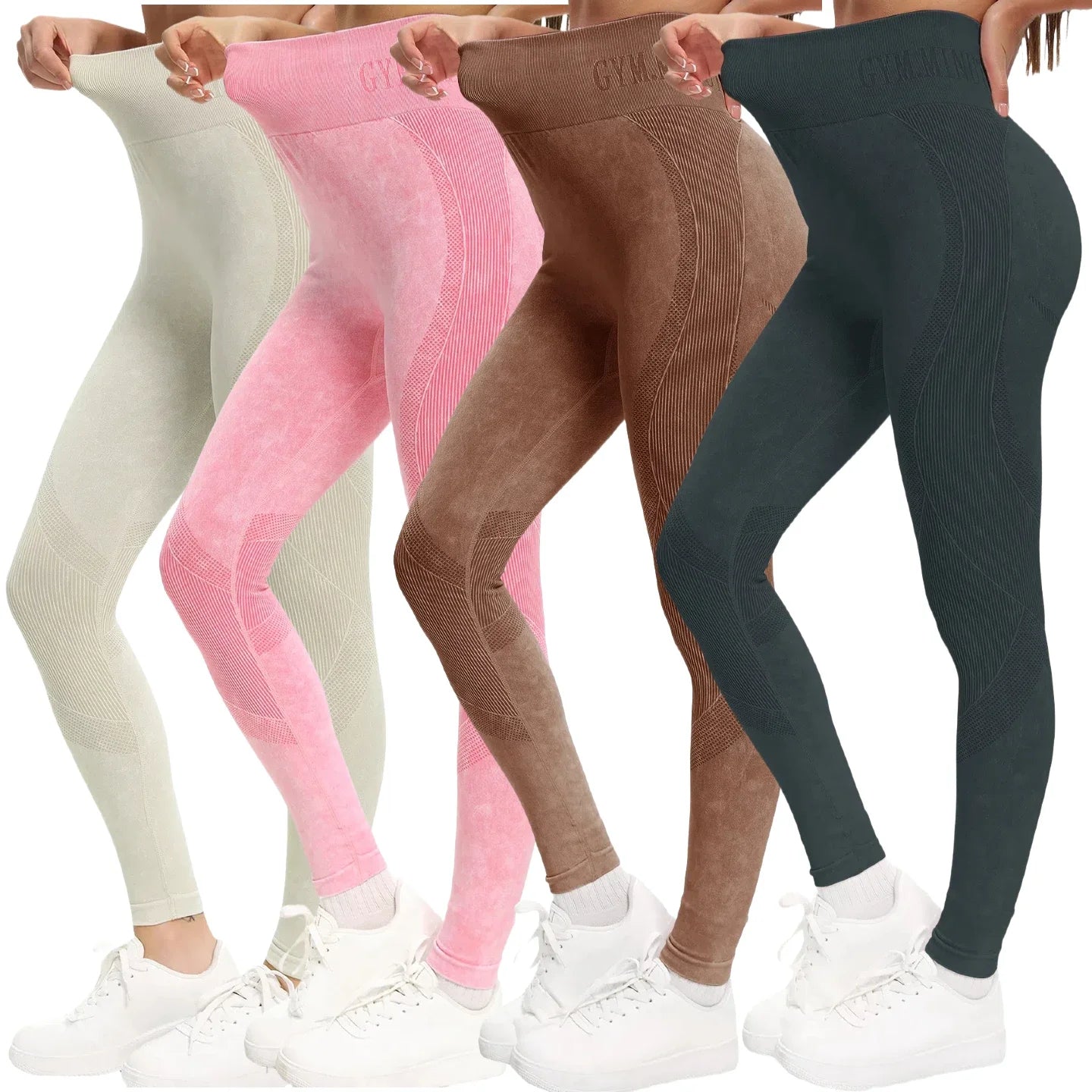 Heart And Home Womens High Waisted Butt Lifting Leggings