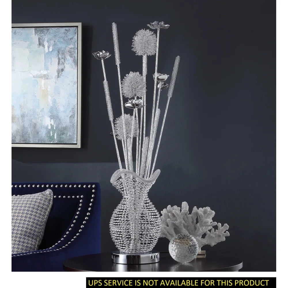 Luxurious Bedroom Table Lamp Sparkling Decorative Designer Home Decor Table Lamp 3 Wire-Wrapped Balls Night Light Living Room