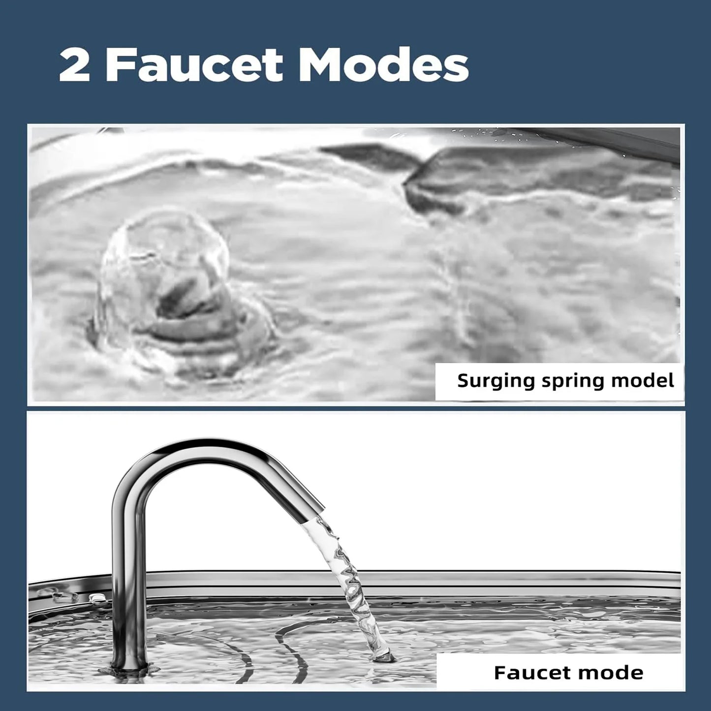 3.5L Large Capacity Pet Water Dispenser Automatic Stainless Steel Cat Water Fountain with LED Lighting