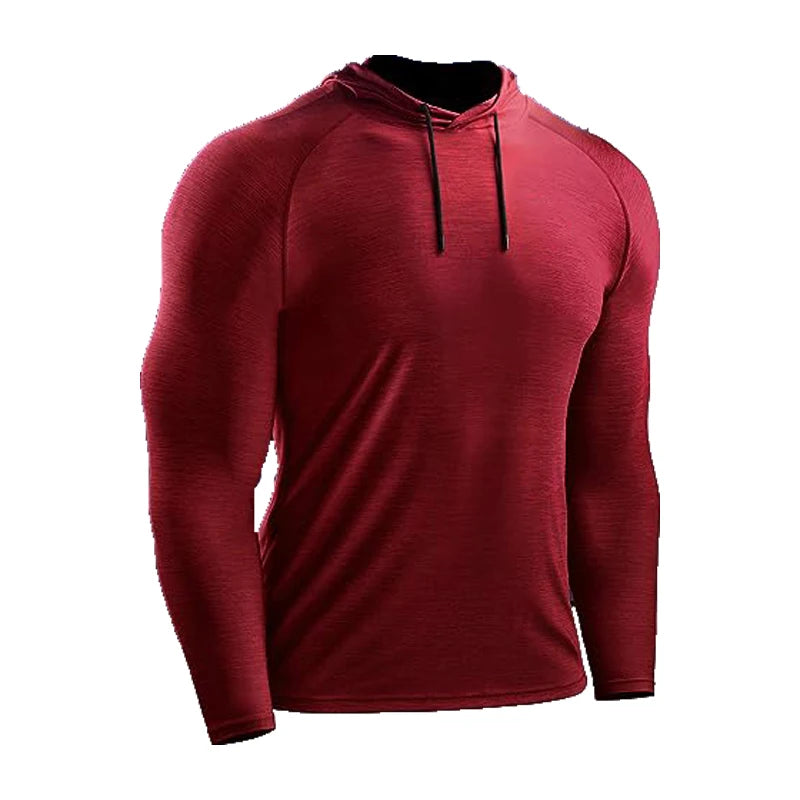 Sport Hoodies Jacket Men Gym Fitness Muscle Sweatshirt Sportswear Workout Athletic Pullovers Training Running Tracksuirts Men