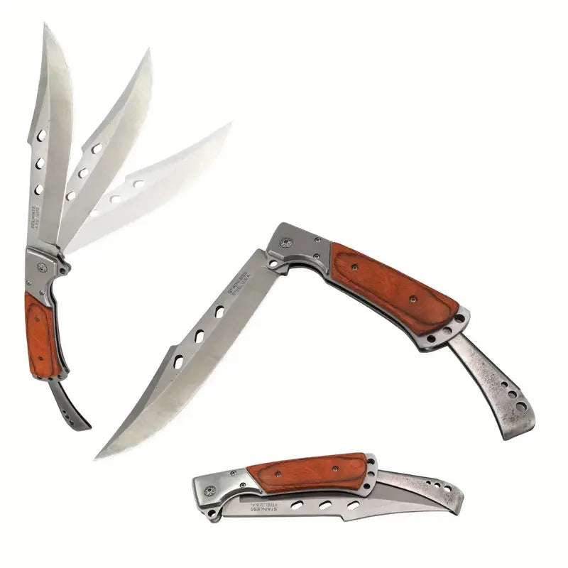 5.79" Long Blade Folding Knife for Hiking Camping Survival - Sharp Foldable Knife for Men And Women - Travel Friendly