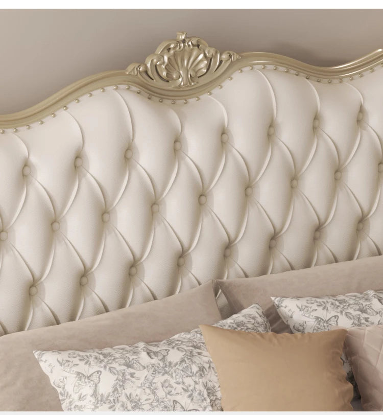 Aesthetic Modern Bed Quilts Vintage Bedroom Luxury Headboard King Size Double Beds Garden Furniture Sets