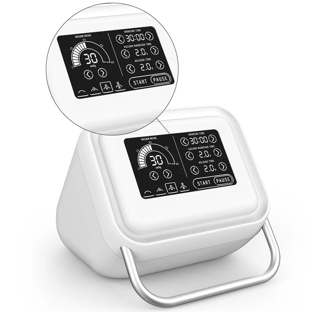 Butt Vacuum Therapy Machine with 6 Lifting Cups - Home Cupping Therapy Set for Buttock Enhancement Body Shaping Massage Equipment