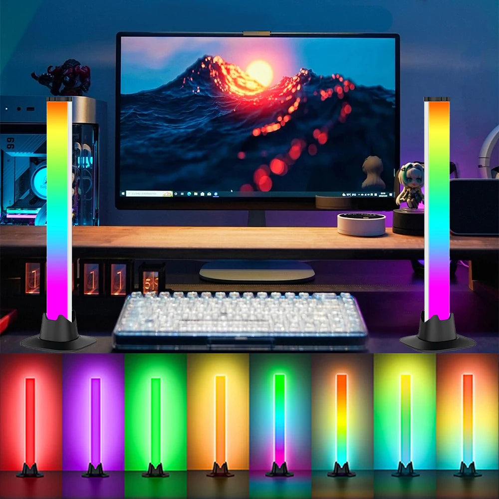 LED Atmosphere lights Wiscolor WIFI RGB Bluetooth Connection Lntelligent Software Control Desktop Game Light Decorative Light
