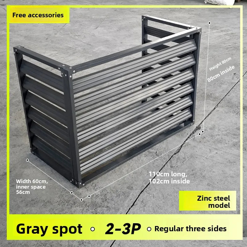 Hign-Concerned Air Conditioner Protective Cover Aluminum