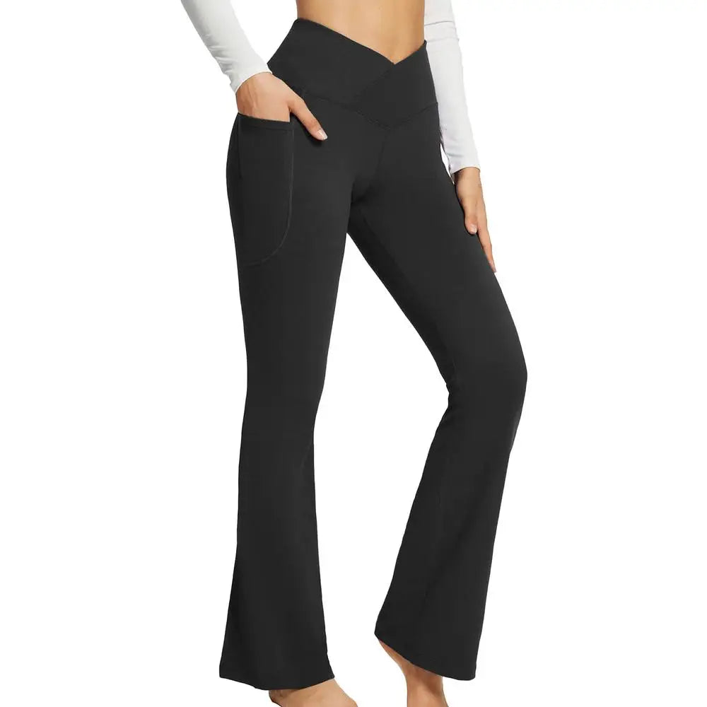 Heart and Home Shop Yoga Pants Bootcut High Waisted Leggings