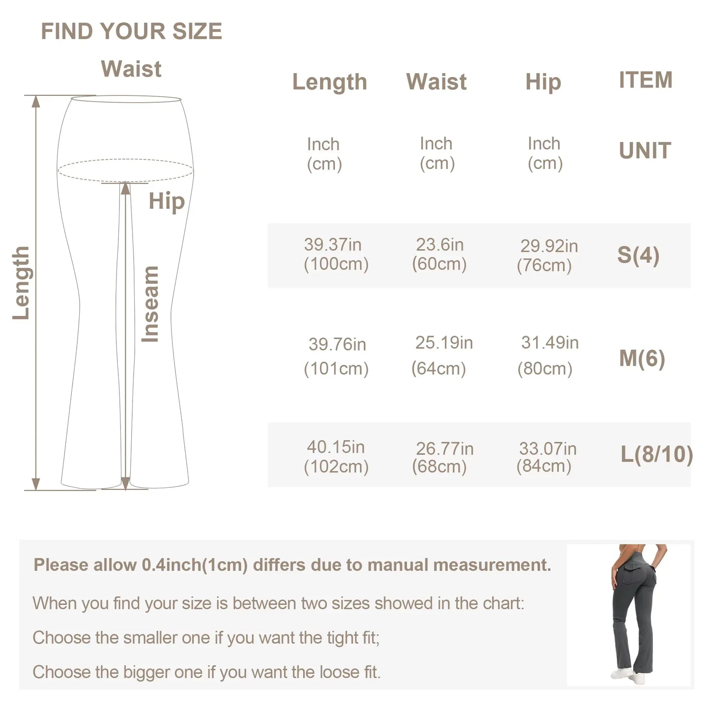 Heart and Home Shop 3 Pack Bootcut Yoga Pants With Pockets