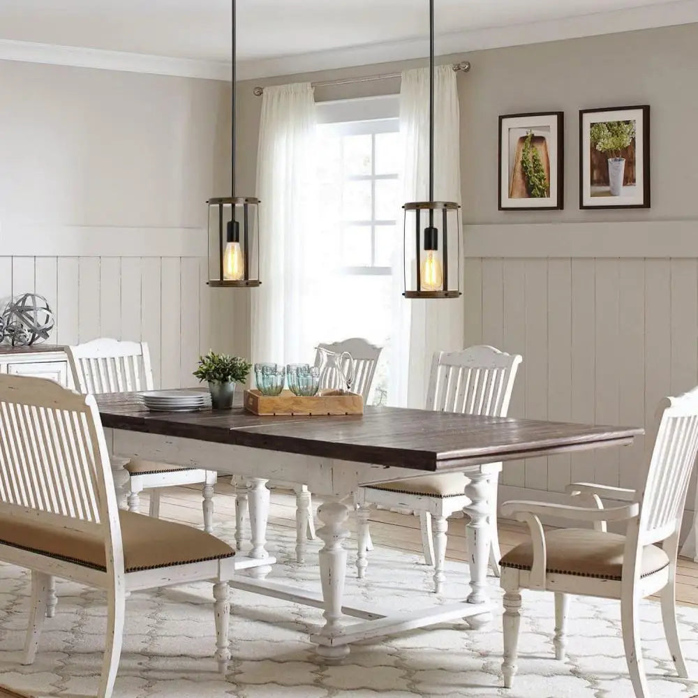 Vintage Loft Industrial Pendant Lights Hanging Lamp Modern Iron Cage Retro Loft Metal Lamps Retro Cafe Indoor Lighting Fixtures