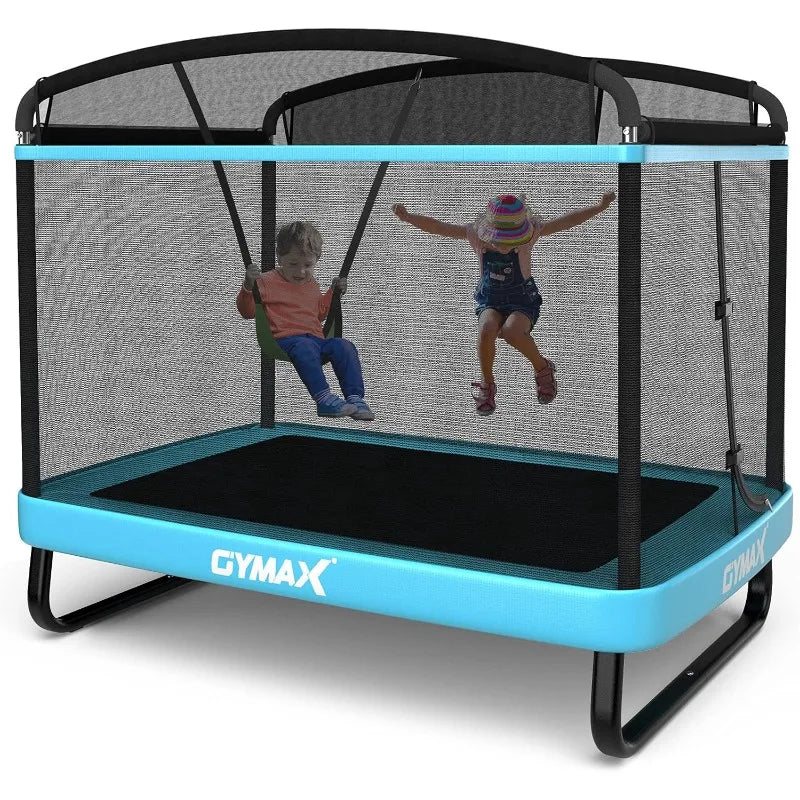 Trampoline for Kids, 6FT Toddler Trampoline with Swing