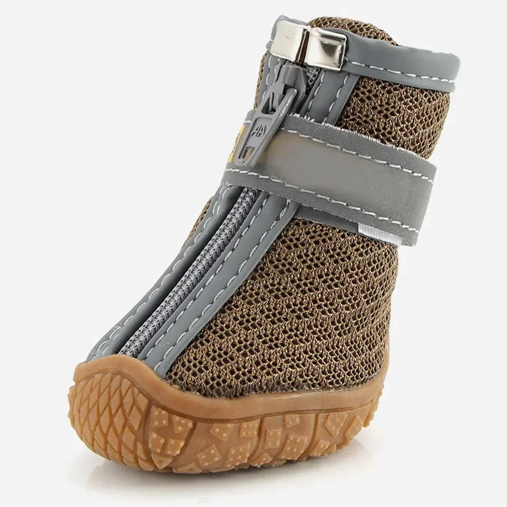 Pet Dog Shoes Lightweight Wear-resistant Breathable Fashion Dog Mesh Sneakers Puppy Boots Waterproof Footwear for Cat Reflective