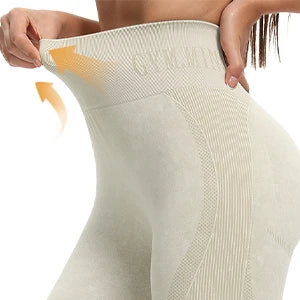 Heart And Home Womens High Waisted Butt Lifting Leggings