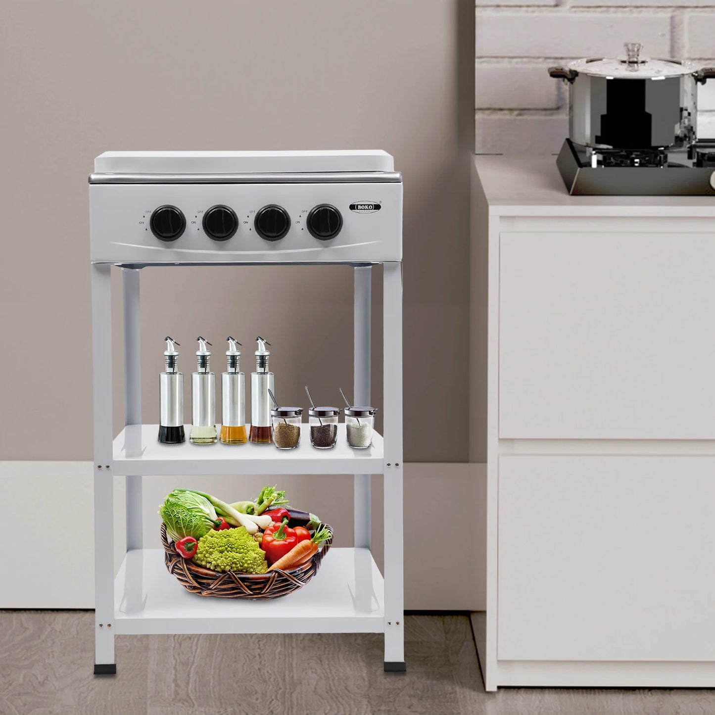 Outdoor Camping RV Propane Gas Stove With Four Burners