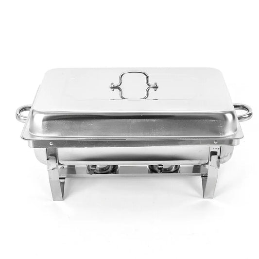 7.5L Stainless Steel Professional Chafing Dish Food Warmer Warming Container Set for Party Buffet Cater Food Warmer