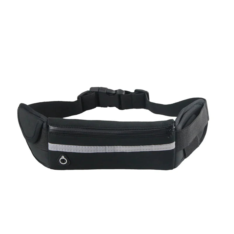20PCS Unisex Sports Waist Bag for Outdoor Riding Running Polyester Storage Pouch with Card Slot and Headphone Hole