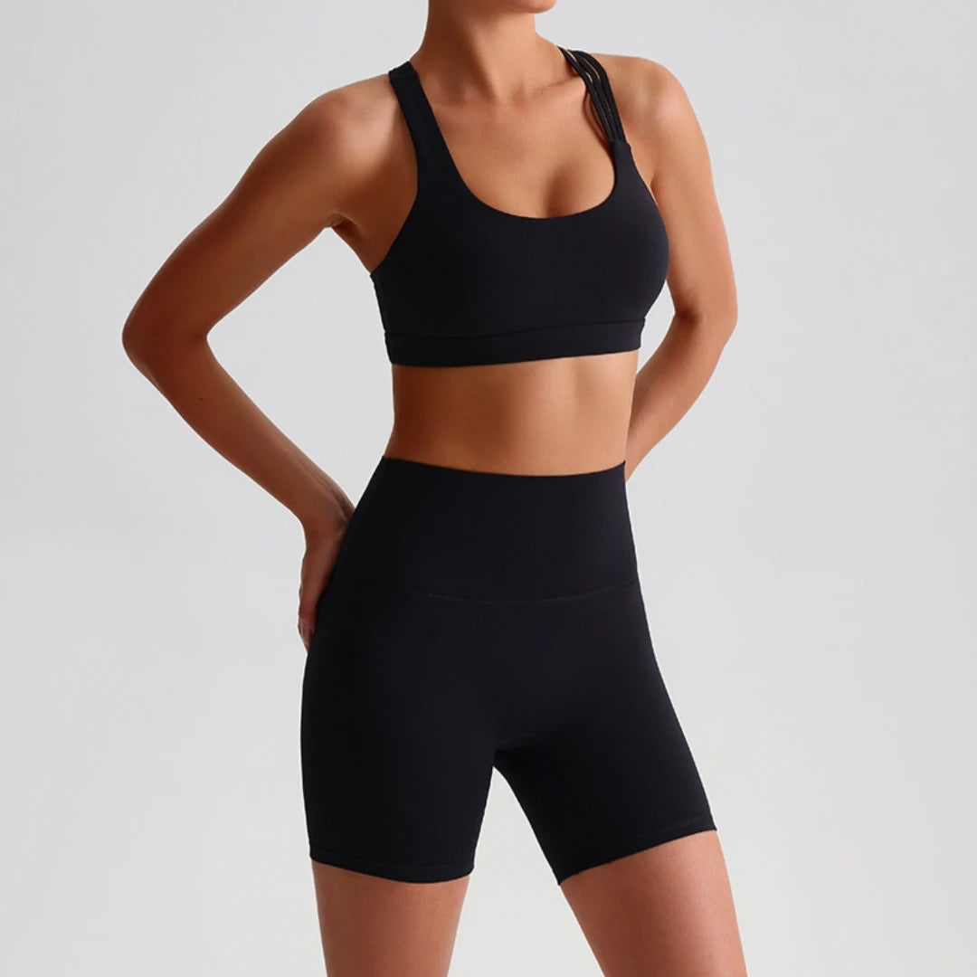 Zhejiang Solid Yoga Set Women Gym Tracksuit Comfort