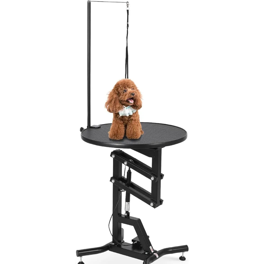 MKDK Heavy Duty Hydraulic Dog Grooming Table For Small Dogs