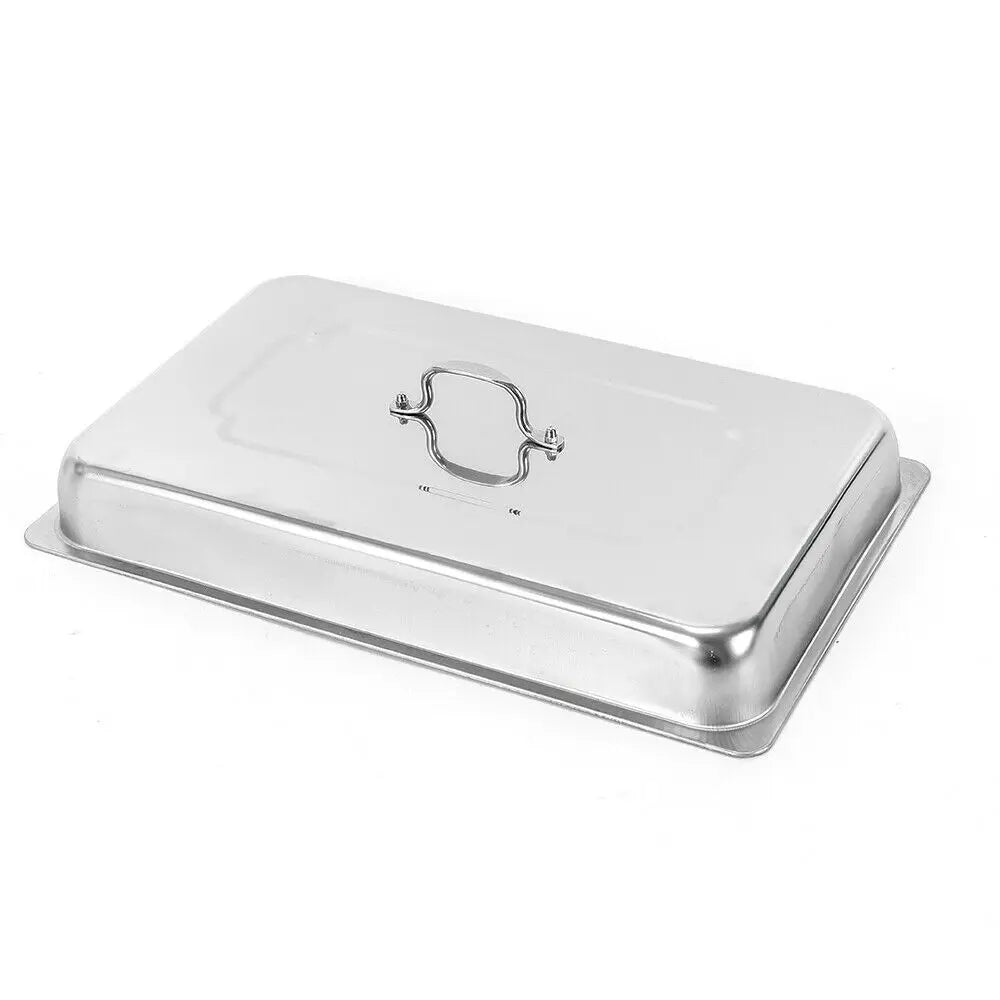 7.5L Stainless Steel Professional Chafing Dish Food Warmer Warming Container Set for Party Buffet Cater Food Warmer