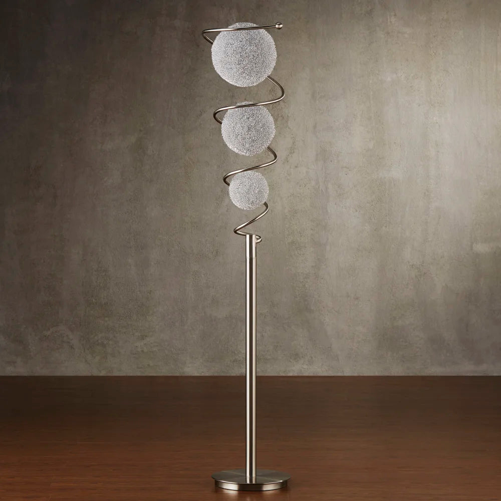 Luxurious Bedroom Table Lamp Sparkling Decorative Designer Home Decor Table Lamp 3 Wire-Wrapped Balls Night Light Living Room