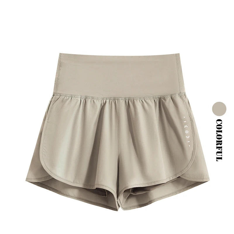 DRUR Women Yoga Set 2 Piece Fitness Wear Running Shorts