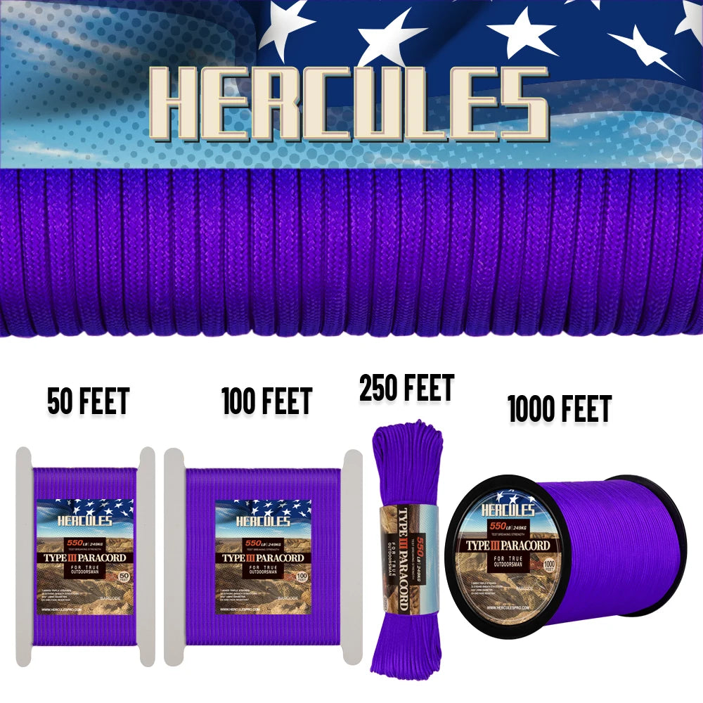 Hign-concerned Paracord 7 Core Outdoor Survival Rope