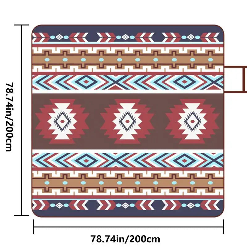 Hign Concerned Chemical Boho Beach Blanket Waterproof