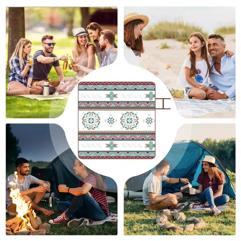 Hign Concerned Chemical Boho Beach Blanket Waterproof