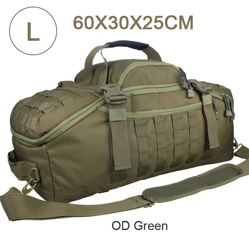 35L 50L 80L Outdoor Mountaineering Molle Tactical Backpack Large Duffel Bag Hiking Camping Travel Bag