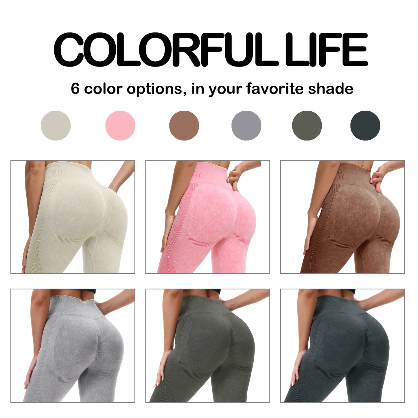 Heart And Home Shop Butt Lifting Seamless Yoga Leggings