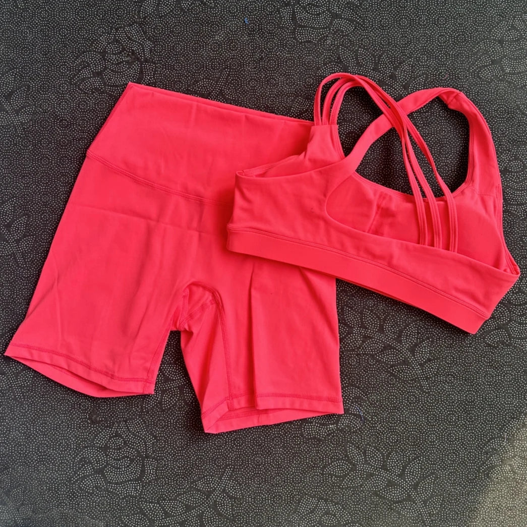 Zhejiang Solid Yoga Set Women Gym Tracksuit Comfort