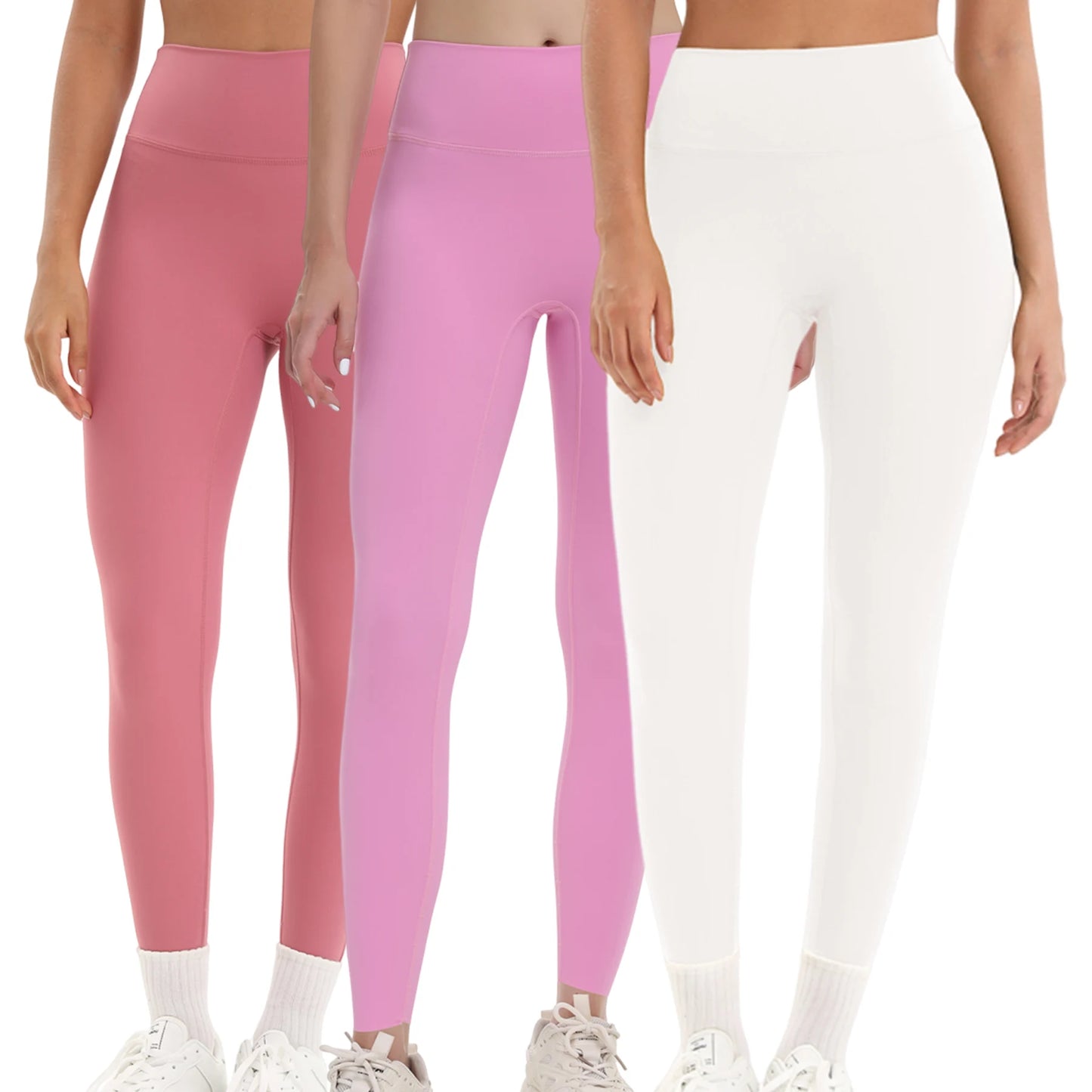 Heart And Home Shop 3 Pack Yoga Leggings Women High Waist