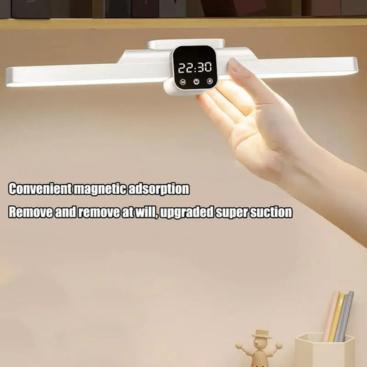 LED under Cabinet Lighting Magnetic Wall Lamp with Clock 3 Color Temperature Kitchen Closet Light Animal Shape Eye-Catching Night Light