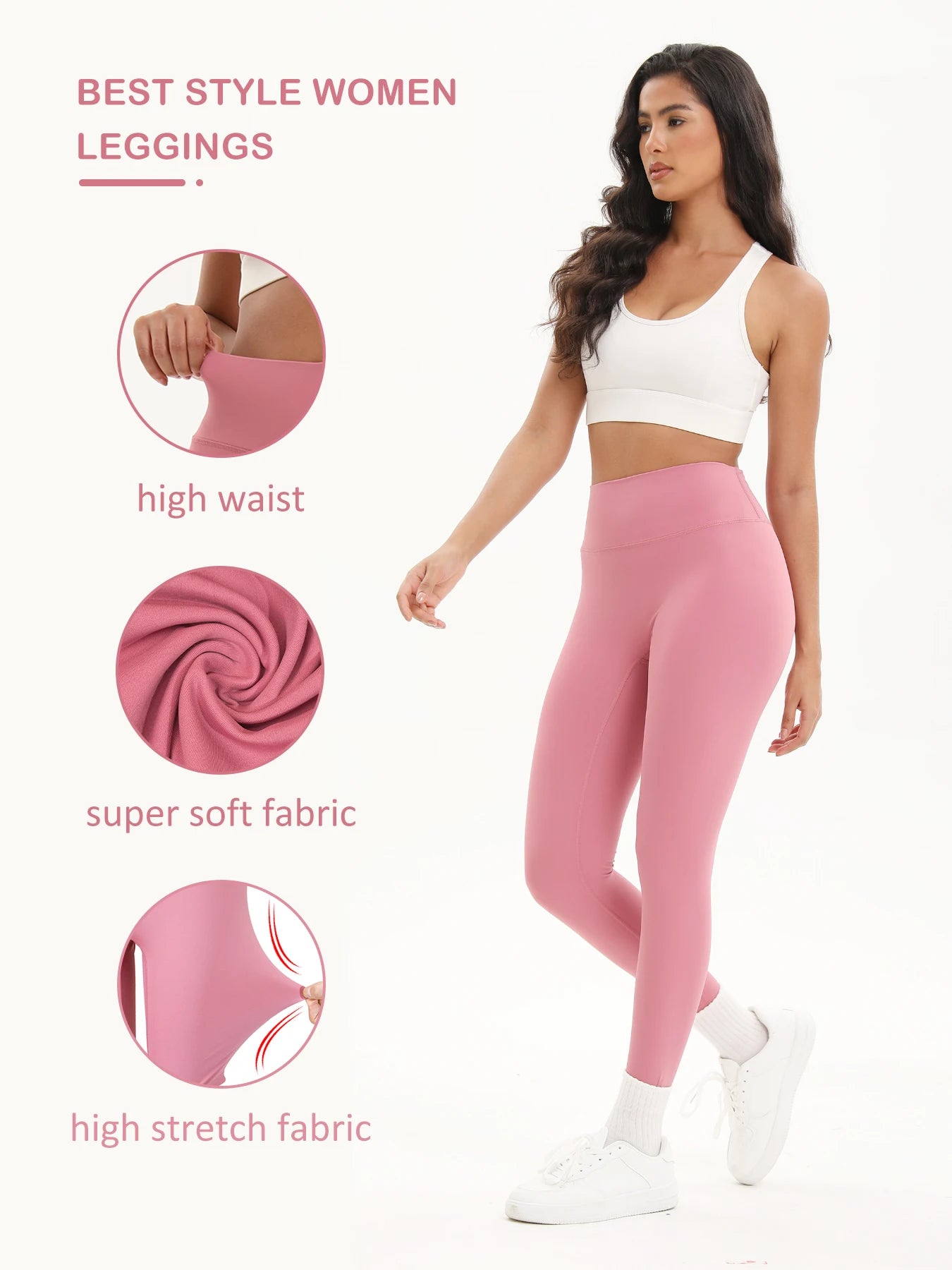 Heart And Home Shop 3 Pack Yoga Leggings Women High Waist