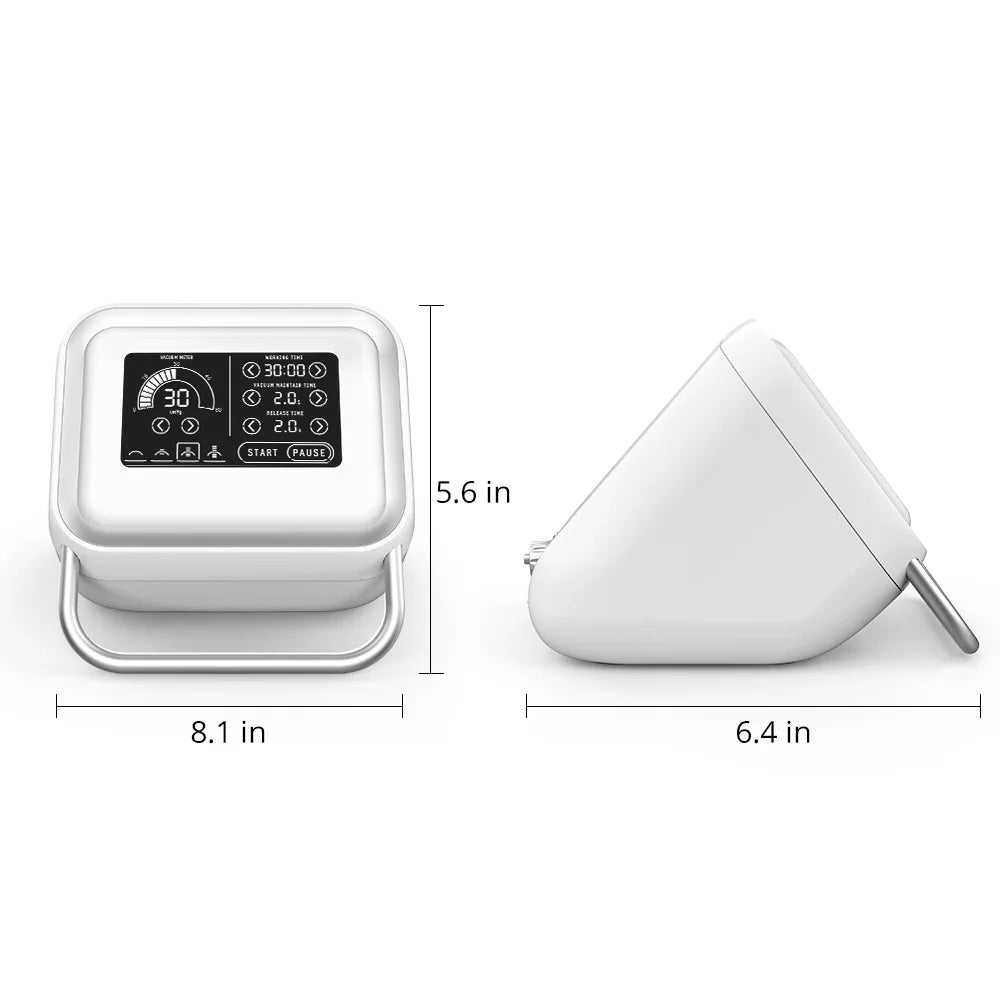 Butt Vacuum Therapy Machine with 6 Lifting Cups - Home Cupping Therapy Set for Buttock Enhancement Body Shaping Massage Equipment