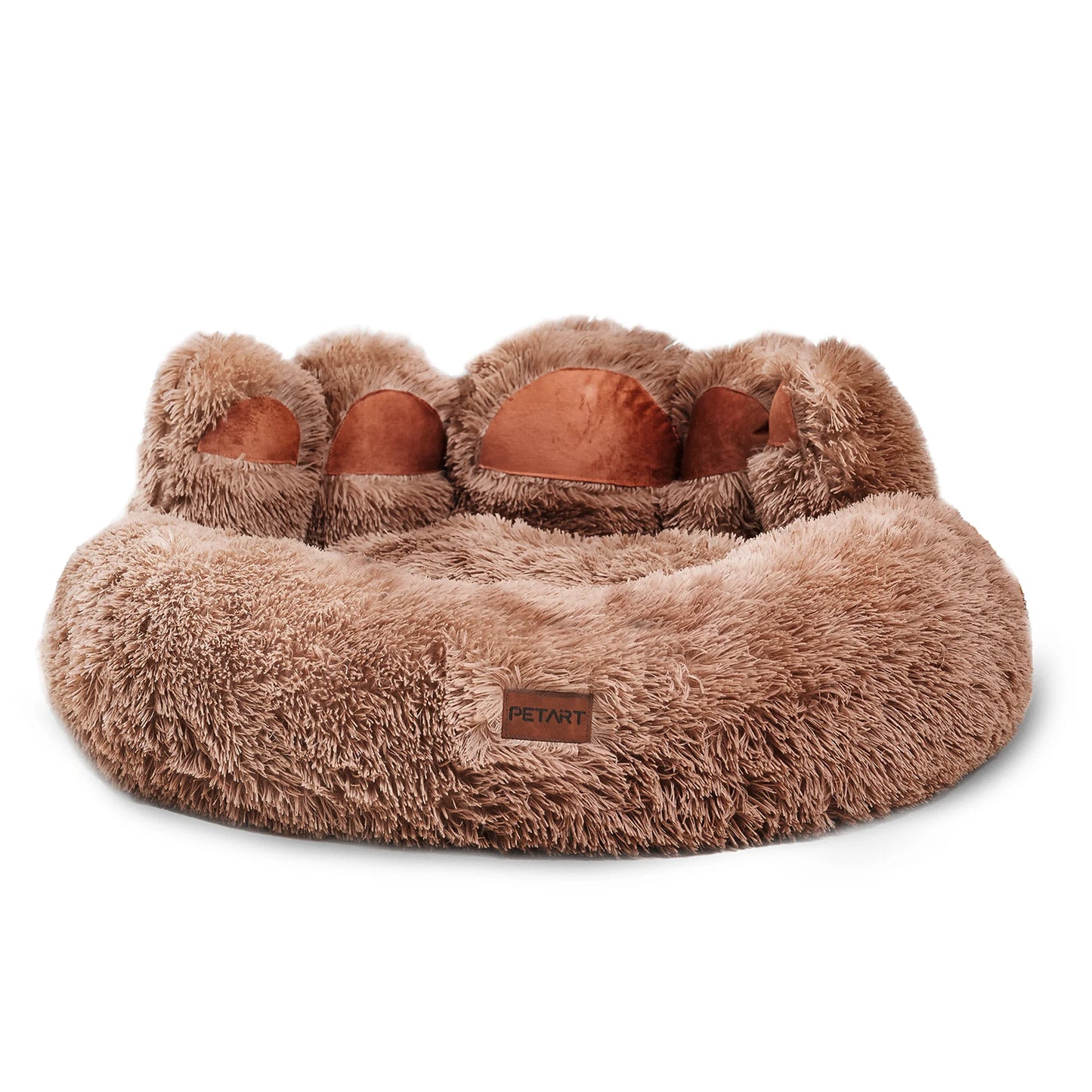 Cozy Paw Shape Dog Bed Warm Thickened Cushion Breathable Fluffy Mat for Deep Sleeping Pet Comfort - Dog Beds/Mats